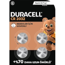 Duracell CR2032 3V Lityum Düğme Pil 4'lü Paket