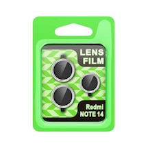 Xiaomi Note 14 5g Raze Metal Kamera Lens - Gümüş Belirtilmemiş