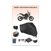 Siyah Ktm 200 Duke Abs Için Arka Çanta Ve Kilit Uyumlu Motosiklet Branda, Güvenli