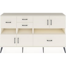 Arges Konsol 5 Raflı 4 Çekmeceli 4 Kapaklı 176x30x99 Aytaşı-aytaşı Aytası - Aytası