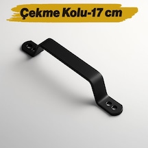 Tr Metal El Tutamagı Çekme Kolu Kapı Tutma Kulbu 17 Cm Kulp Kapı Tutamağı Kulpu Mat Siyah Renk