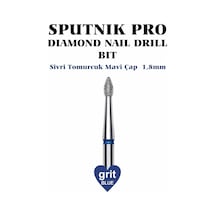 Elmas Sivri Tomurcuk Freze Mavi Çap 1,8mm