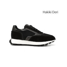 Gönderi(R) Erkek Siyah Bağcıklı Hakiki Deri Sneaker Ddma83531860 Siyah