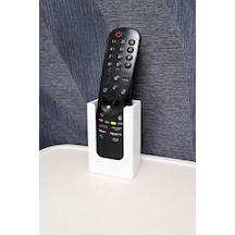 Duvara Monte Kumanda Tutacağı 5,5x3 Cm İç Ölçü -2 Adet-yapışkanlı Tv, Klima Kumandası Aparatı. Beyaz - 815805237 Beyaz