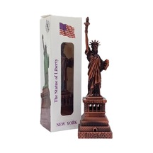 Vintage Metal Usa Özgürlük Heykeli Biblo Antik Bakır 15 Cm