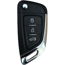 Autohan Keys Universal Bmw Tipi Kumanda Kabı, 3 Buton, Flip Anahtar Kasası