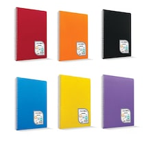 Çınar Colormaxı A4 80 Yp Çizgili Spiralli Pp Defter 73026- 3 Adet Çeşitli Renk Ve Desen