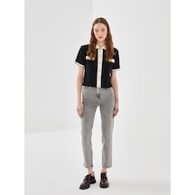 Lcw Jeans Gri Mom Fit Kadın Jean Pantolon