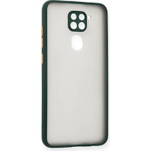 Xiaomi Redmi Note 9 Uyumlu Kılıf Montreal Silikon Kapak - Yeşil