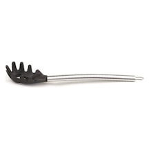Silikon Spagetti Kaşığı Siyah - 32 Cm