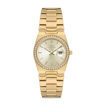 Ferro Fl21596awt-b4 Quartz Çelik Altın Rengi 30 Mm Kadın Kol Saati Altın