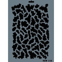 Rich New Seri N-116 Stencil 35X25 Cm