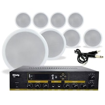 Anfi Tavan Hoparlör Mağaza Ses Sistemi 8'li