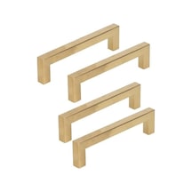 4 Adet. Altın Paslanmaz Çelik Mutfak Dolabı Kapı Kolu, Dolap Yedek Kulpları, 12x12x193mm..debuns