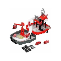 Heroes Toys Çantalı İtfaiye Seti Arabalı Ern-2017 Kırmızı,sırt Çantalı Arabalı Oyuncak İtfaiye Seti