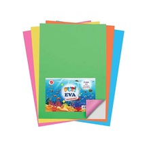 A4 Yapışkanlı Eva 10 Lu Karışık Renk 1123