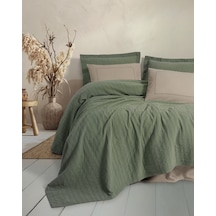 Cotton Box Natura Çift Kişilik Yatak Örtüsü/pike Takımı Vilo Yeşil Mint Yeşili