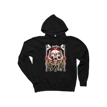 Motörhead Ace of Spades Grup Face Siyah Kapşonlu Sweatshirt Siyah