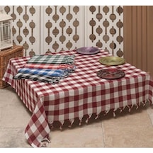 Gözde 150x150 Cm. Üçlü Orta Boy Sofra Bezi / Masa Örtüsü Renkli