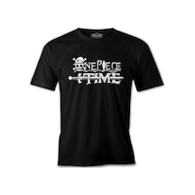 One Piece - Time Siyah Erkek Tshirt