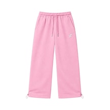 Zaee Blade Star Nakışlı Ayarlanabilir Paça Premium Baggy Eşofman Altı Pembe