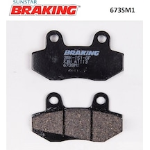 Braking 673sm1 2004-2015 Hyosung Gv 250 Uyumlu Ön Fren Balatası Yarı Metalik Balata