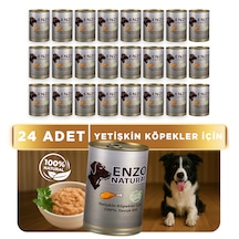 Enzo Natural Tavuk Etli Yaş Köpek Maması 410 Gr X 24