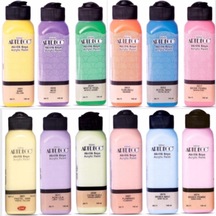 Akrilik Boya Seti 12 Renk X 140 Ml. Mat Ve Pastel Tonlar Karışık