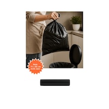 Siyah Rulo Çöp Poşeti 71x82 Cm 3x16 Adet Ev Mutfak İş Ofis Avantajlı Paket