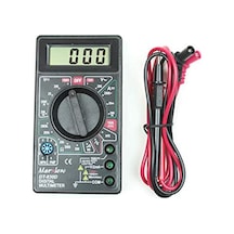 Marxlow Dt-830d Dijital Multimetre Avometre - Digital Ölçü Aleti - Akım, Voltaj, Direnç Ölçer - Siyah Ölçü Aleti