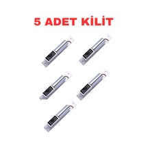 Sr-580 Selenoid Bolt Pimli Elektrikli Kilit 12v Dc Ahşap Metal Cam Pvc Kapı Uyumlu 5 Adet