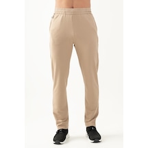 Maraton Sportswear Regular Erkek Düz Paça Basic Açık Vizon Eşofman Altı 21704-açık Vizon Açık Vizon