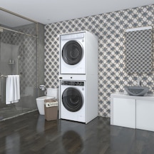 Kenzlife Çamaşır-Kurutma Makinesi Dolabı Avi Senna Byz 187 070 60 Çekmeceli Banyo