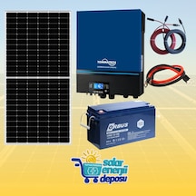 Solar Enerji Deposu 7200w Jel Akülü Güneş Enerjisi Paketi