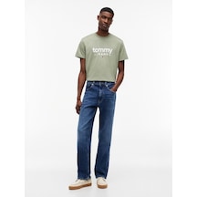 Tommy Hilfiger Tjm Slım Graphıc Tee Ext Erkek Yeşil T-shirt - Dm0dm23376