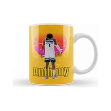 Anthony Edwards Vintage Art Legend Basketball Gift Kupa Bardak Porselen Karışık