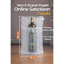 18x36 Cm 20 Adet Havalı Kargo Poşeti Airbag/airbed/airpack/airpak Ambalaj
