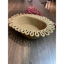 Galaxy Doğal, Jüt, Desenli, Sepet, Dolap Içi, Çocuk Odası, Düzenleyici, Saklama Sepeti Hasır