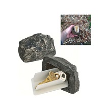 Geeroyoo Dış Mekan Taş Desenli Gizli Anahtar Kutusu - Bahçe Ve Ev Çevresi Dekoratif Anahtar Saklama Aleti