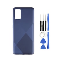 Samsung A02s Sm-a025f Uyumlu Arka Pil Kapağı Mavi + Tamir Seti Çok Renkli