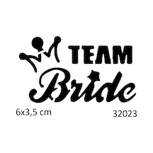 Airbrush Tattoo Team Bride Bekarlığa Veda Partisi Yapışkanlı Stencil Süsleme Ve Boyama Kalıbı