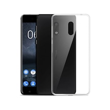 Nettech Nokia 5 Uyumlu Şeffaf Seri Arka Koruma Kılıf - Şeffaf Şeffaf