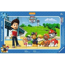 15 Parça Küçük Çerçeveli Paw Patrol Puzzle -061242 Standart