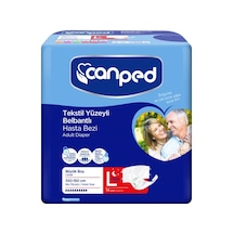 Canped Tekstil Yüzeyli Belbantlı Hasta Bezi Gece Büyük Boy L 14'Lü