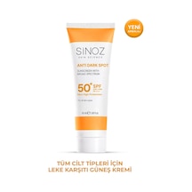 Sinoz Leke Karşıtı Yüksek Koruyucu Normal ve Kuru Ciltler İçin Yüz Güneş Kremi SPF50+ 50 ML Sinoz Leke Karşıtı Yüksek Koruyucu Normal ve Kuru Ciltler İçin Yüz Güneş Kremi SPF50+ 50 ML