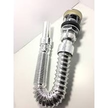 Stoplu Körüklü Sifon Ø 32 Lik Çıkışlı Krom