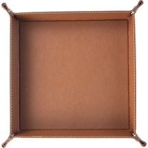 2k Sepet Masa Üstü Organizer Kare 16.5x16.5 CM Siyah