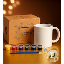 Bk Gift Kendi Kupanı Kendin Oluştur Boyanabilir Kupa Seti, Arkadaşa Hediye, Sevgiliye Hediye, Doğum Günü Hediyesi Kobitmeyencom34575 Bk Gift