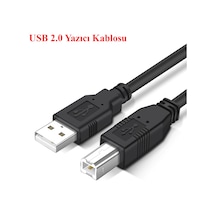 BK Teknoloji 5 Metre Usb Yazıcı Kablosu Hp- Canon-Brother Printer Kablo
