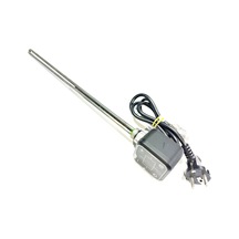 Sern 600w Siyah Renk Kare Dijital Hp013 Model Havlupan Isıtıcı Rezistans 230v L:550mm 1/2'' Yarım Parmak